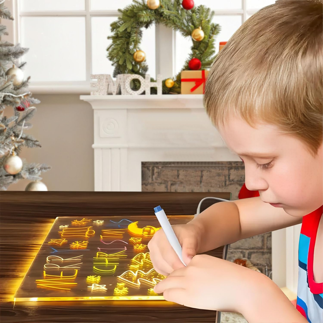 Pizarra LED de colores para niños/as